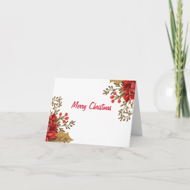 Flor de Nochebuena de Navidad (Anverso)
