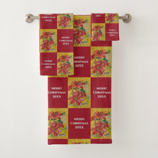 Flor de Nochebuena Dorada | Navidad Personalizada
