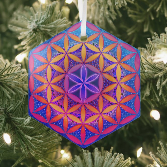 Flor de ornamento de vida (in situ)