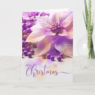 Flor de Pascua Lavanda Purpura de Navidad