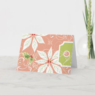 Flor de pascua Tarjetas de felicitación para fes