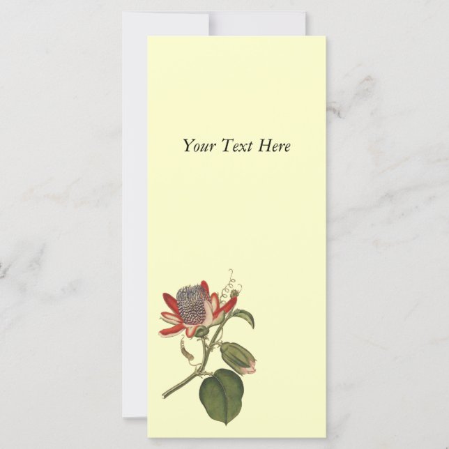 Flor de pasión vintage (Anverso)