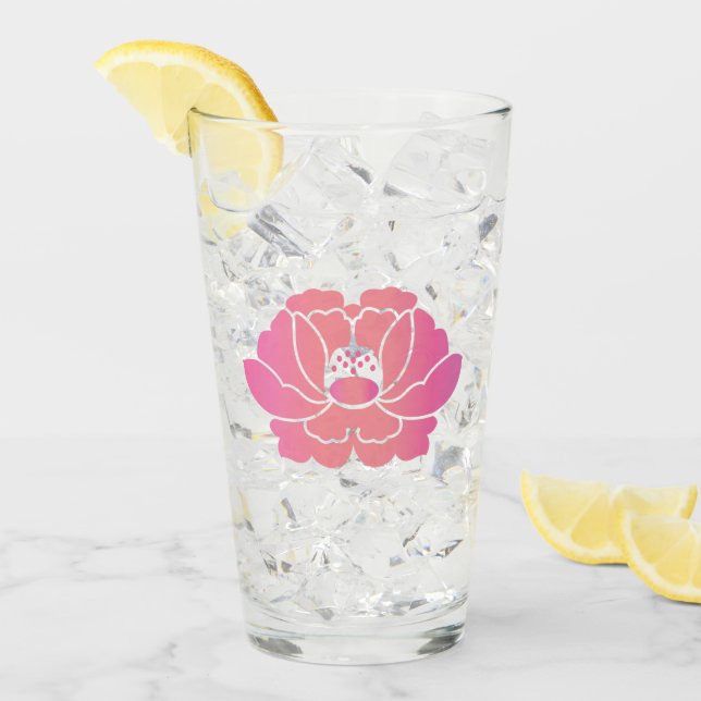 flor de peonía (Anverso (hielo))