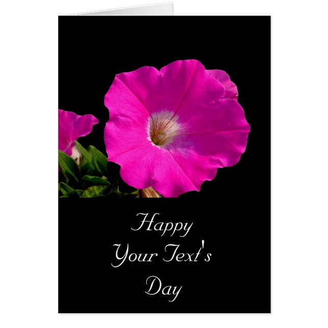 flor de petunia rosa (Frente)