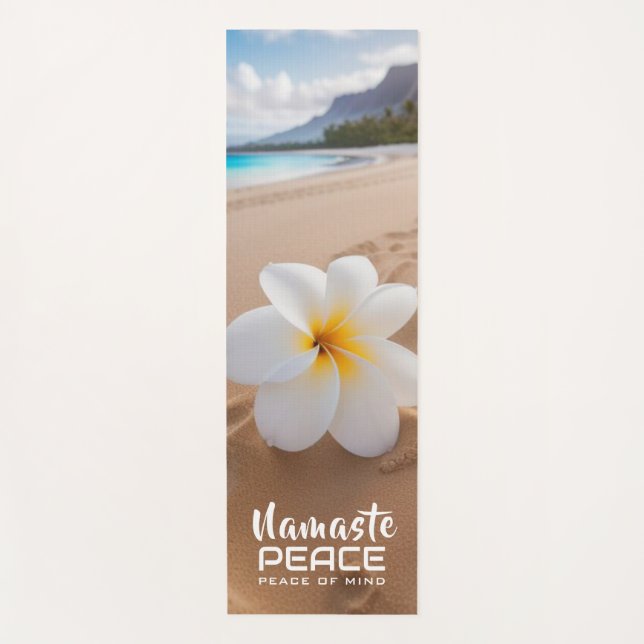 Flor de playa de Namaste - Yoga Mat (Anverso)