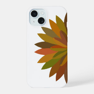 Flor de semicírculo de colores otoñales
