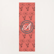 FLOR DE SEMILLA FELIZ YOGA MAT CON MONOGRAMA