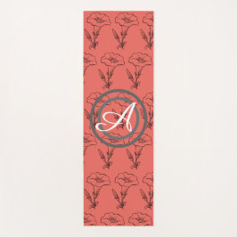 FLOR DE SEMILLA FELIZ YOGA MAT CON MONOGRAMA