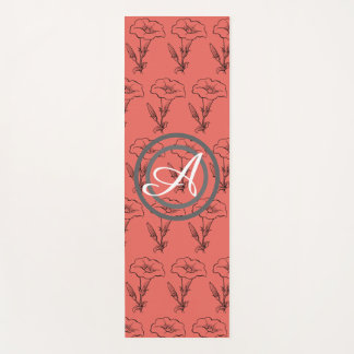FLOR DE SEMILLA FELIZ YOGA MAT CON MONOGRAMA