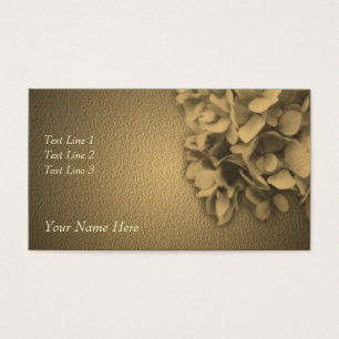 Flor de Sepia Hydrangea de edad avanzada