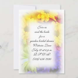 Flor de verano 5x7 con invitación de sobres