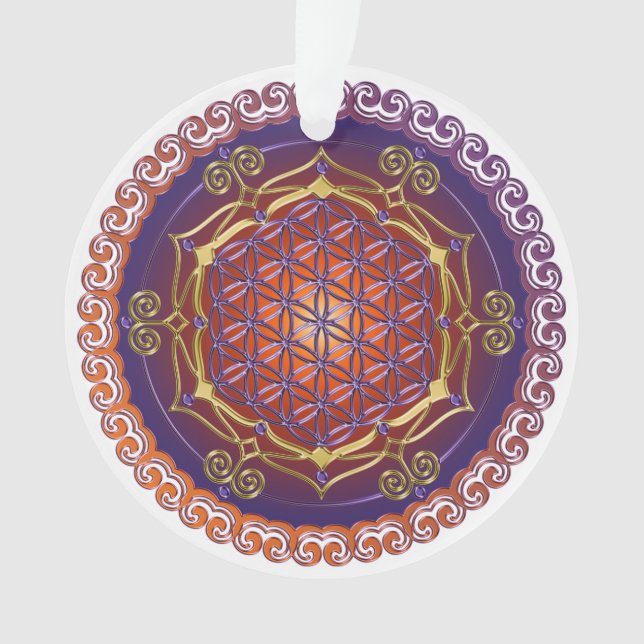 Flor de vida / Blume des Lebens - Ornamento I (Anverso)