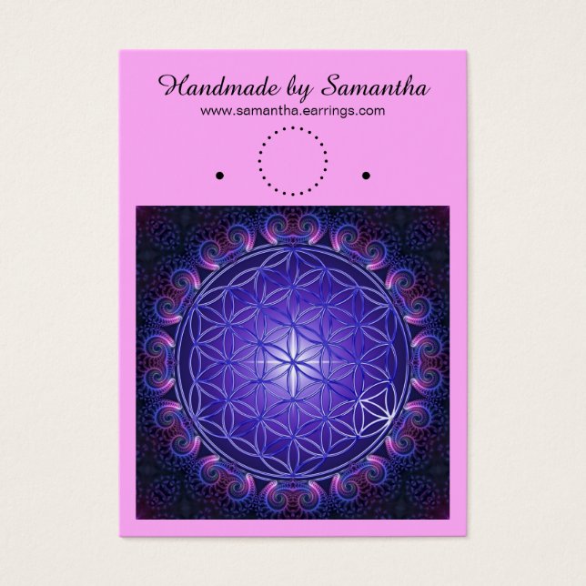 Flor De Vida - Fractal Mandala Plaza I (Frente)