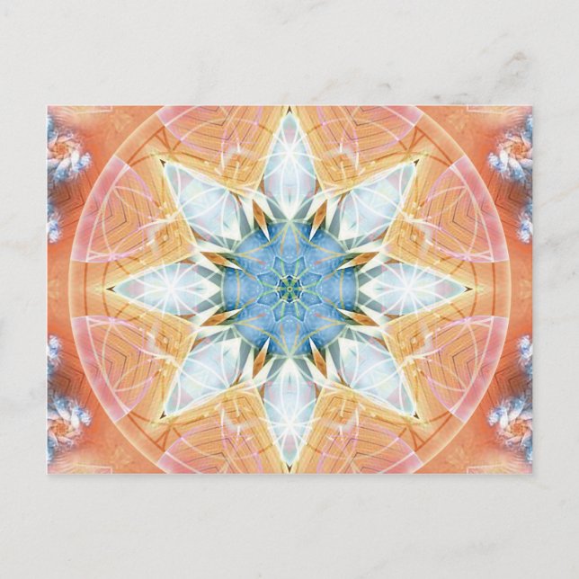 Flor de vida Mandala 3 tarjetas (Anverso)