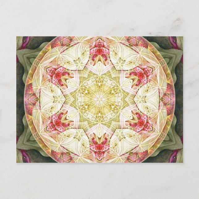 Flor de vida Mandala 6 tarjetas (Anverso)