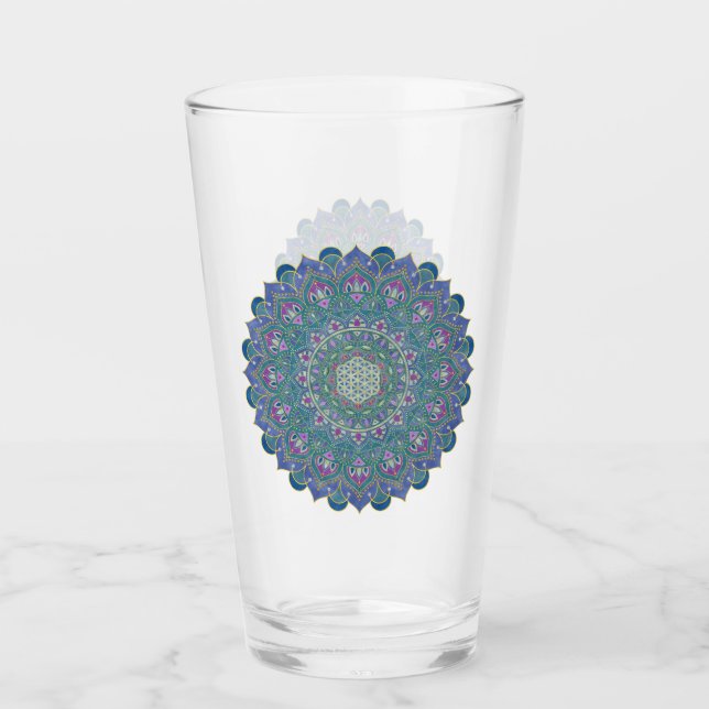 Flor De Vida - Mandala Estilo India 1 (Anverso)