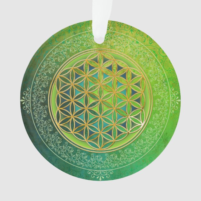 Flor de vida - Ornamento II (Anverso)