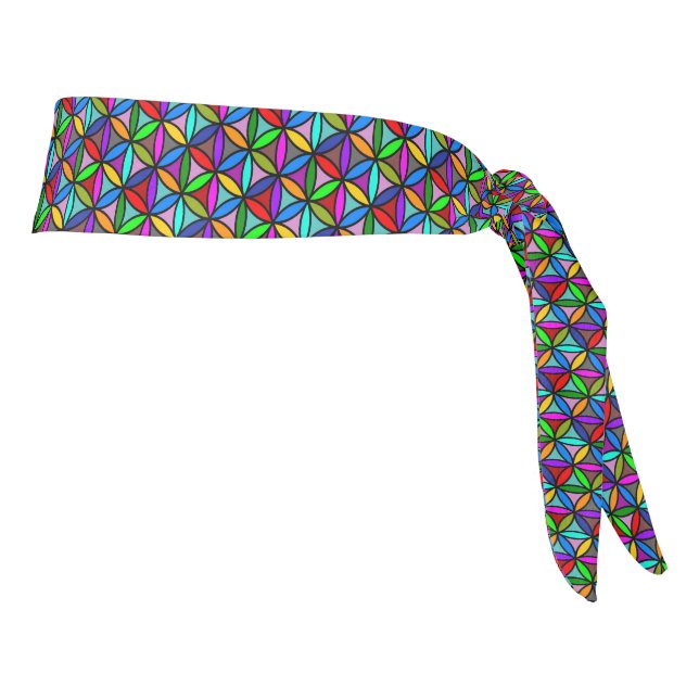 Flor de vida - patrón sin costuras - multicolor (Girar 90)
