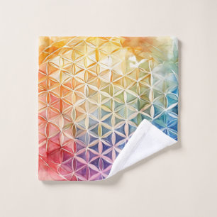 Flor de vida - Pintura de acuarela
