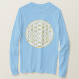 Flor de vida sagrada geométrica camiseta femenina