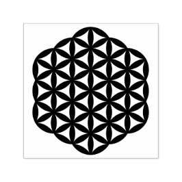 Flor de vida Sello de autotinta