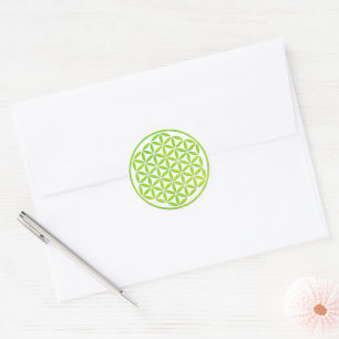 Flor de vida - sello verde + tu trasero. e ideas