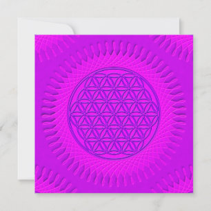 Flor de vida - sol - patrón ininterrumpido 3