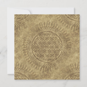 Flor de vida - sol - patrón ininterrumpido 4
