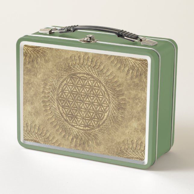 Flor de vida - sol - patrón ininterrumpido 4 (Anverso)