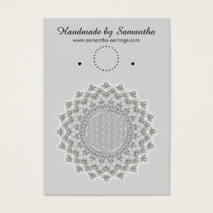 Flor de vida - verde gris Mandala