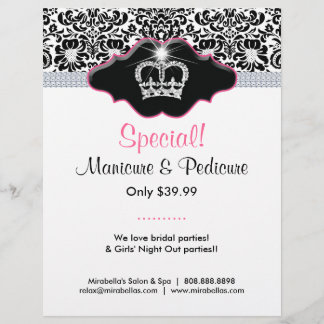 Flor de volante Damask Jewelset Crown