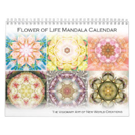 Flor del calendario 2015 de la mandala de la vida