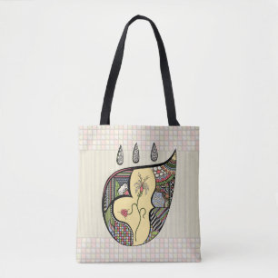 Flor en la bolsa de impresión completa