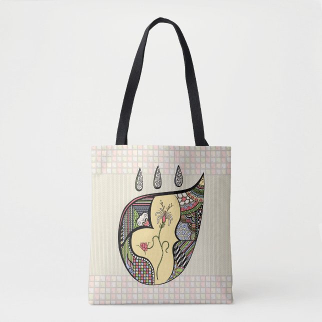 Flor en la bolsa de impresión completa (Anverso)