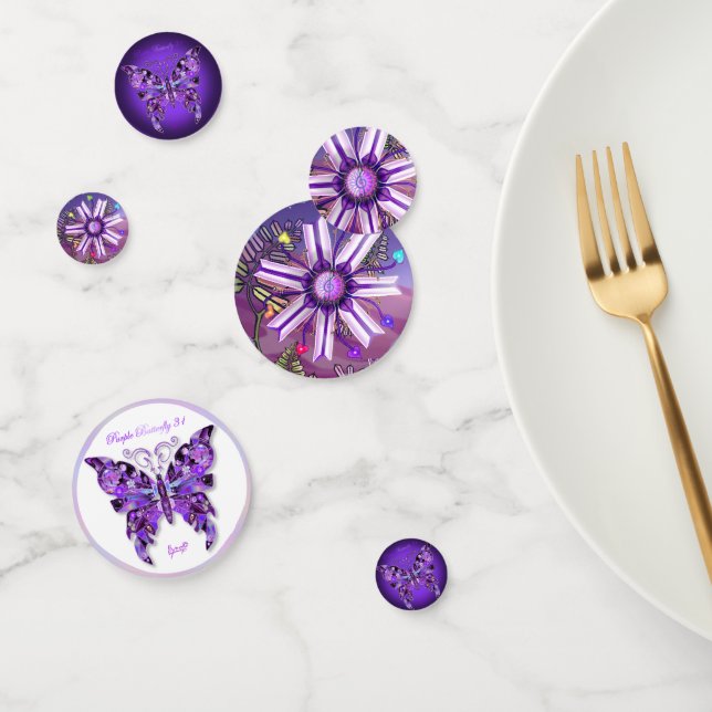 Flor en la mariposa del desierto 31 Confetti (Grupo)