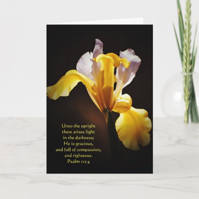 Flor en la tarjeta de notas de pensamiento de guio (Anverso)