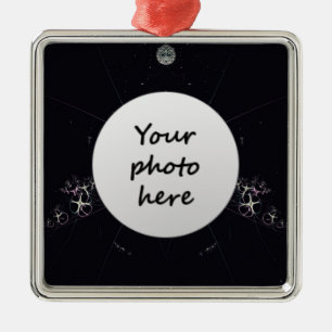 Flor en ornamentos del espacio del espacio