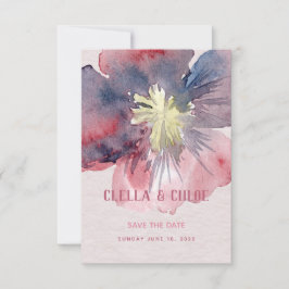 Flor Ever Wedding Guardar La Tarjeta De Fecha
