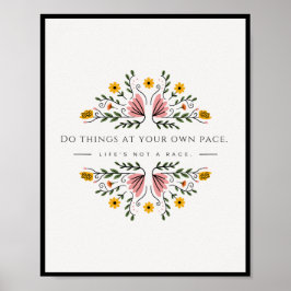 Flor Femenina Pastel de decoración de pared