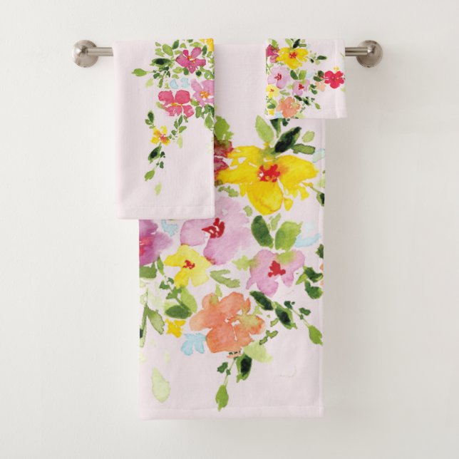 Flor floral color agua rosa Rubor (In situ)