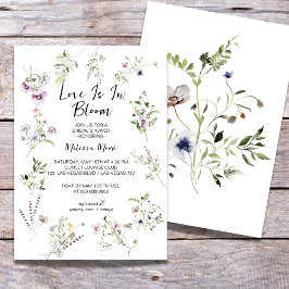 Flor flotante florece con invitación a ducha de no