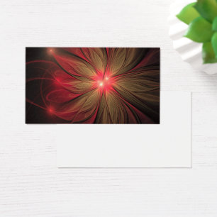 Flor fractal de fanatismo rojo