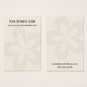 Flor gráfica crema 1 pantalla del soporte de ancla