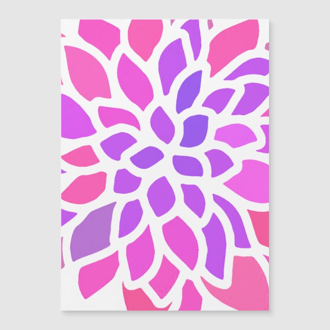 Flor Hippie Rosa Retro Moderno (Anverso)