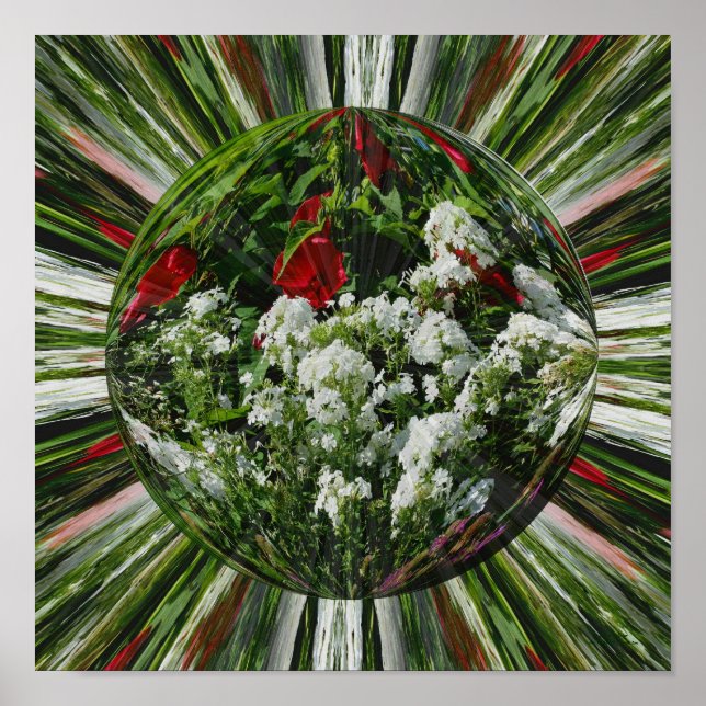 Flor Jardín Energías Florales Resumen Arte (Frente)