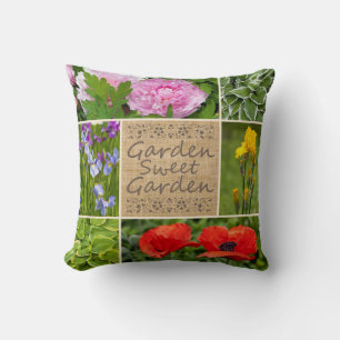 Flor Jardín Personalizado Foto Acento Almohada
