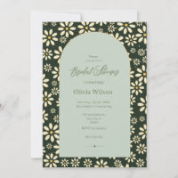 flor jazmín Bridal Shower Invitación