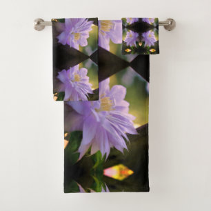 Flor Lavender Clematis En Trellis Resumen