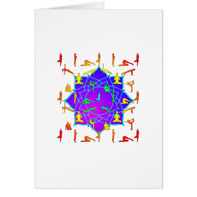 Flor Lotus Con Polos De Yoga (Frente)