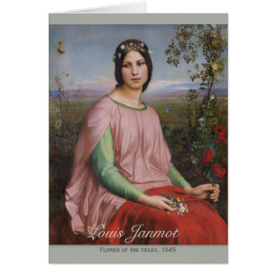 Flor Louis Janmot de los campos Tarjetas de arte C